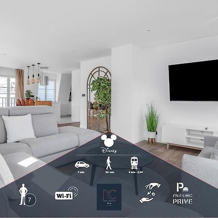 Disneyland-Paris 7 Pers, Netflix, Wifi, 2 Parking Chessy  Exterior foto